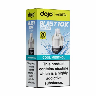 Vaporesso Dojo Blast 10K Pods refill - Cool Menthol